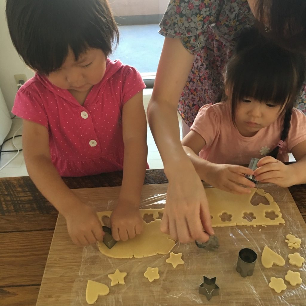 幼児の日常ブログ | クッキー作り 3歳