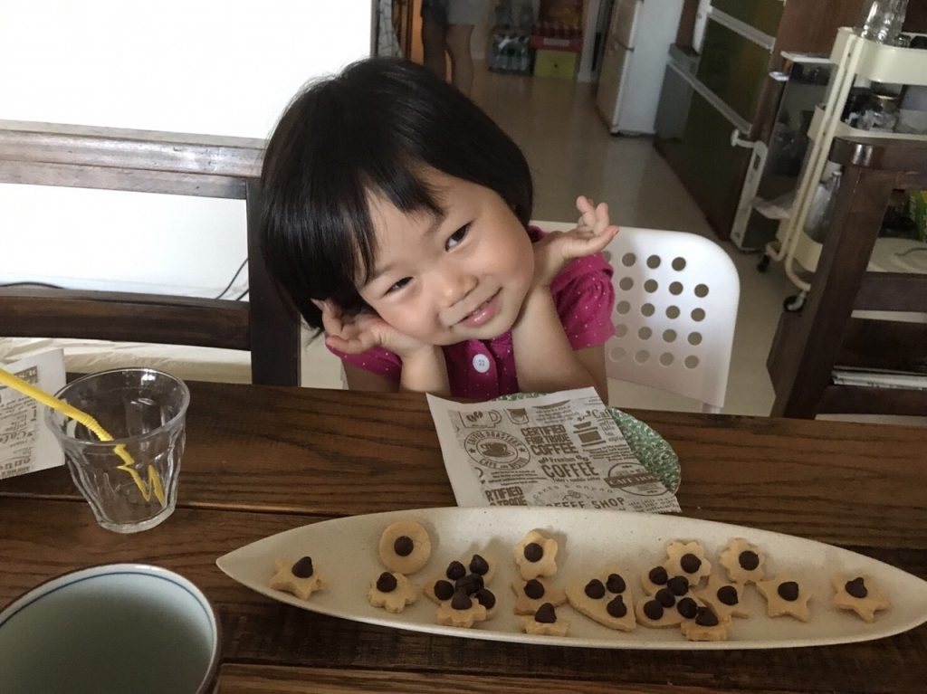 幼児の日常ブログ | クッキー作り 3歳